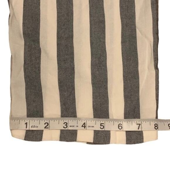NWT American Eagle Pant High Waist Paper Bag Striped Coastal Size Small - Picture 9 of 9